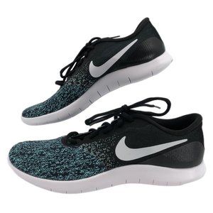 Nike Black/Blue Flex Contact Sneakers | Women's Size 9.5
